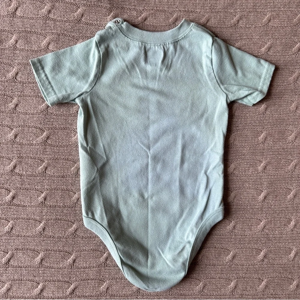 EUC Garanimals Baby Girl Outfit Set, Teal “Weekend Vibes”, 12 Months